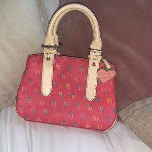 y2k Dooney & Bourne Pink Purse w/ rainbow D&B’s